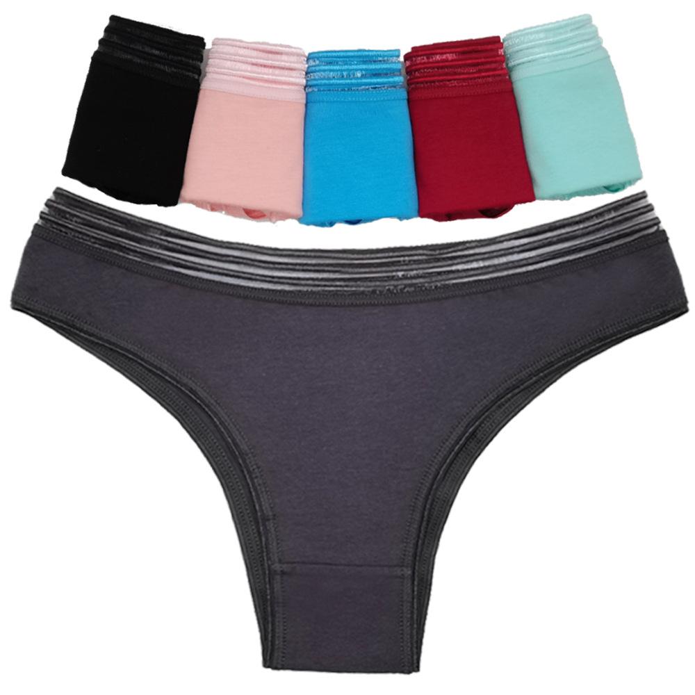Lucky Angel 2 Women Underpants Sexy Bikini Panties Cotton Low Waist briefs Ladies Underwear Girls Print Lingerie 6 Pcs/lot
