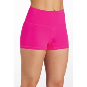 Balera Dancewear Dance Shorts - Wide Waist Mid-Rise Shorts - Cerise - Extra Large Adult - MT9193