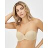 Maidenform Ultimate Stay Put Strapless Underwire Bra Body Beige 38DD Women's