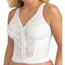 Exquisite Form Women's Front Close Lace Longline Posture Bra in White (5107565)   Size 44D   HerRoom.com