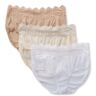 Olga Women's Secret Hug Scoop Hipster Panty - 3 Pack in Beige (913J3)   Size 8   HerRoom.com