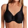 Wacoal Women's Basic Beauty Full Figure Seamless Underwire Bra in Black (855192)   Size 44G   HerRoom.com