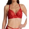 Wolf & Whistle Women's Natalia Plunge Bra in Red (L1003)   Size 32DD   HerRoom.com