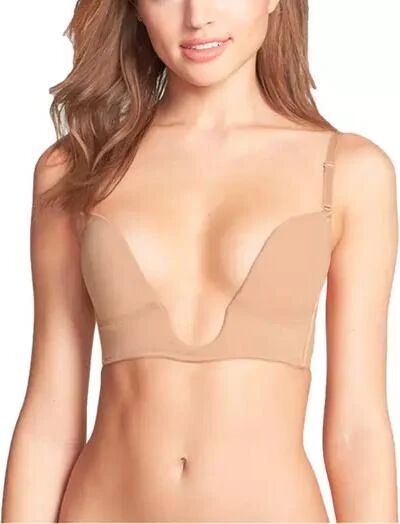 DailySale Women's Deep U Plunging Bra in Standard and Plus Sizes