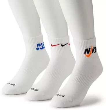 Nike Men's Nike 3-pack Everyday Plus Cushion Ankle Training Socks, Size: 8-12, Brown Over