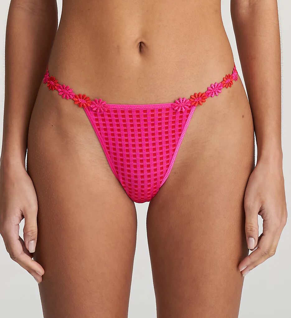 Marie Jo Women's Avero String Thong Panty in Electric Pink (060-0413)   Size Small   HerRoom.com