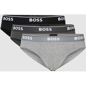 BOSS Slip mit Label-Details im 3er-Pack Modell 'Power', Größe S - EUR - Dunkelgrau - S