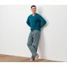 Tchibo Pyjama mit gewebter Hose blau M male