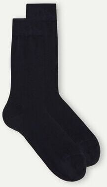 Intimissimi Kurze Socken aus elastischer Supima®-Baumwolle Mann Blau Größe 40-41