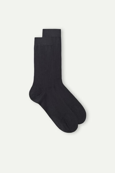 Intimissimi Kurze Socken aus elastischer Supima®-Baumwolle Mann Grau Größe 44-45