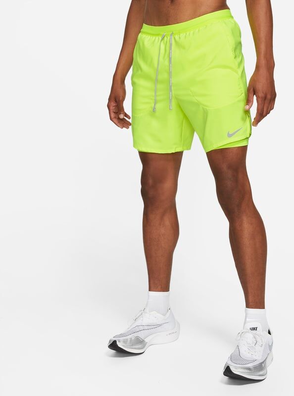 Nike Flex Stride Men's 18cm (approx.) 2-in-1 Running Shorts - Yellow - size: 2XL, S, XL, L, M