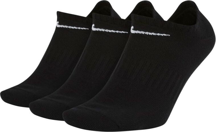 Nike Everyday Lightweight Training No-Show Socks (3 Pairs) - Black - size: XL, L, M, S