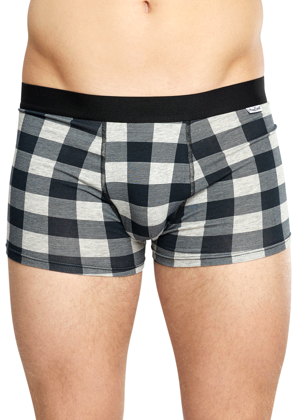 Happy Socks Lumberjack Trunk - Black,White - Men