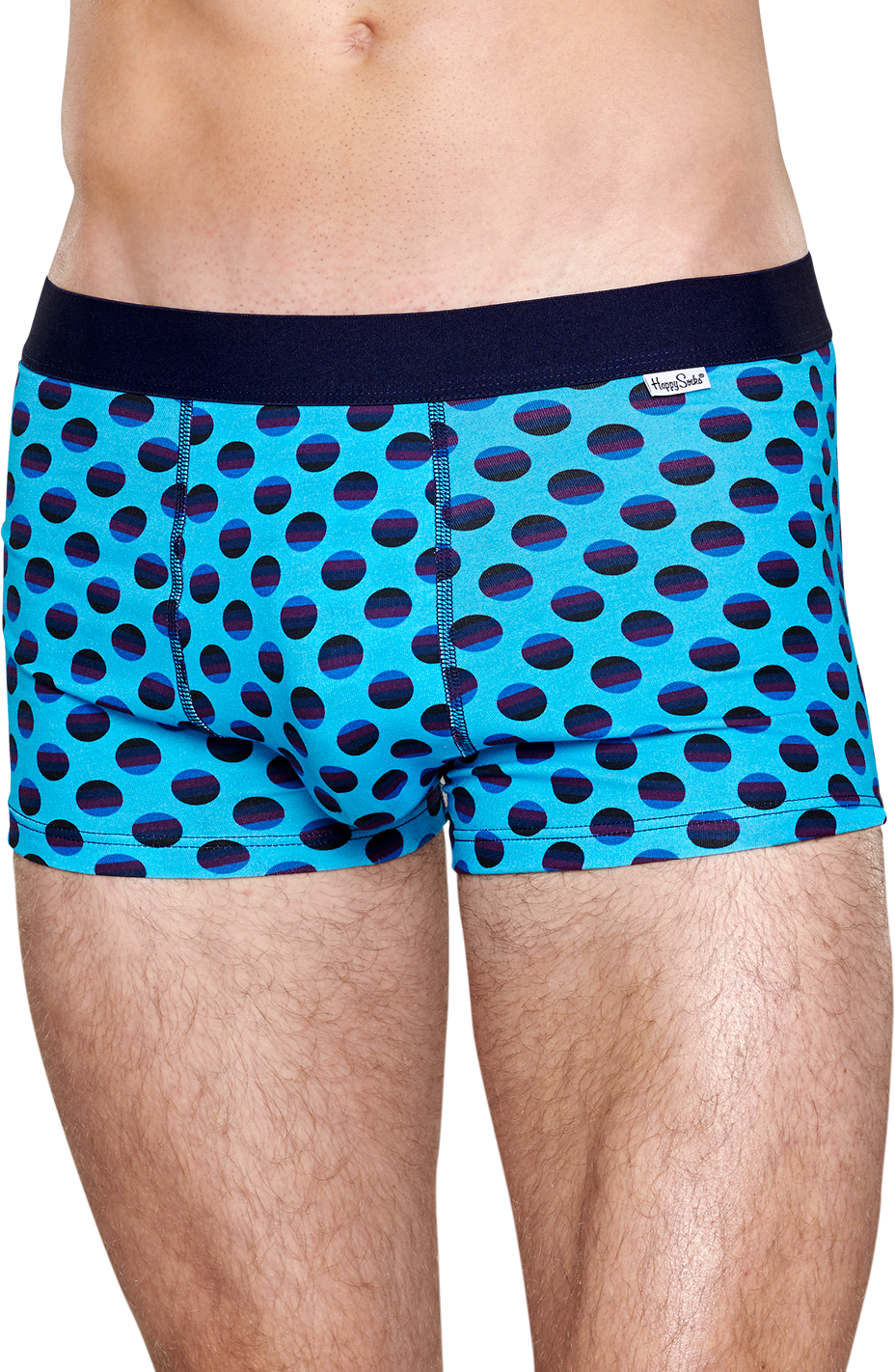 Happy Socks Sunrise Dot Trunk - Black,Blue - Men