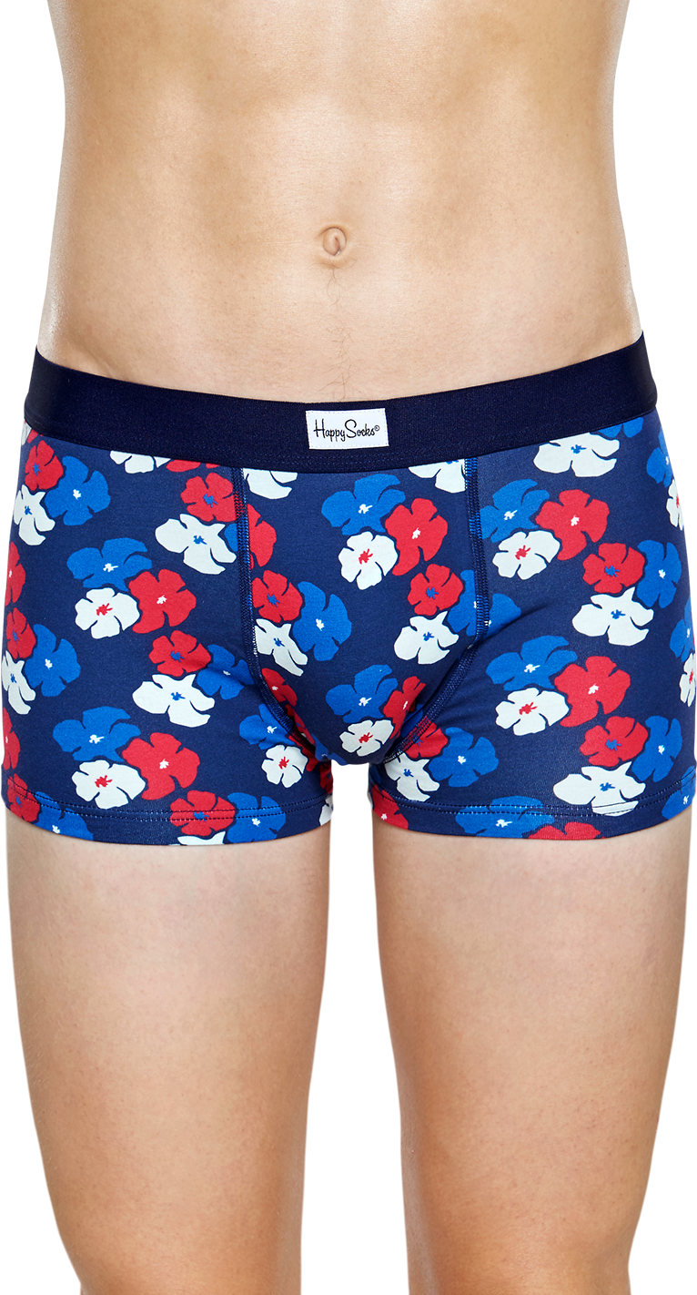 Happy Socks Kimono Trunk - Blue,Red,White - Men