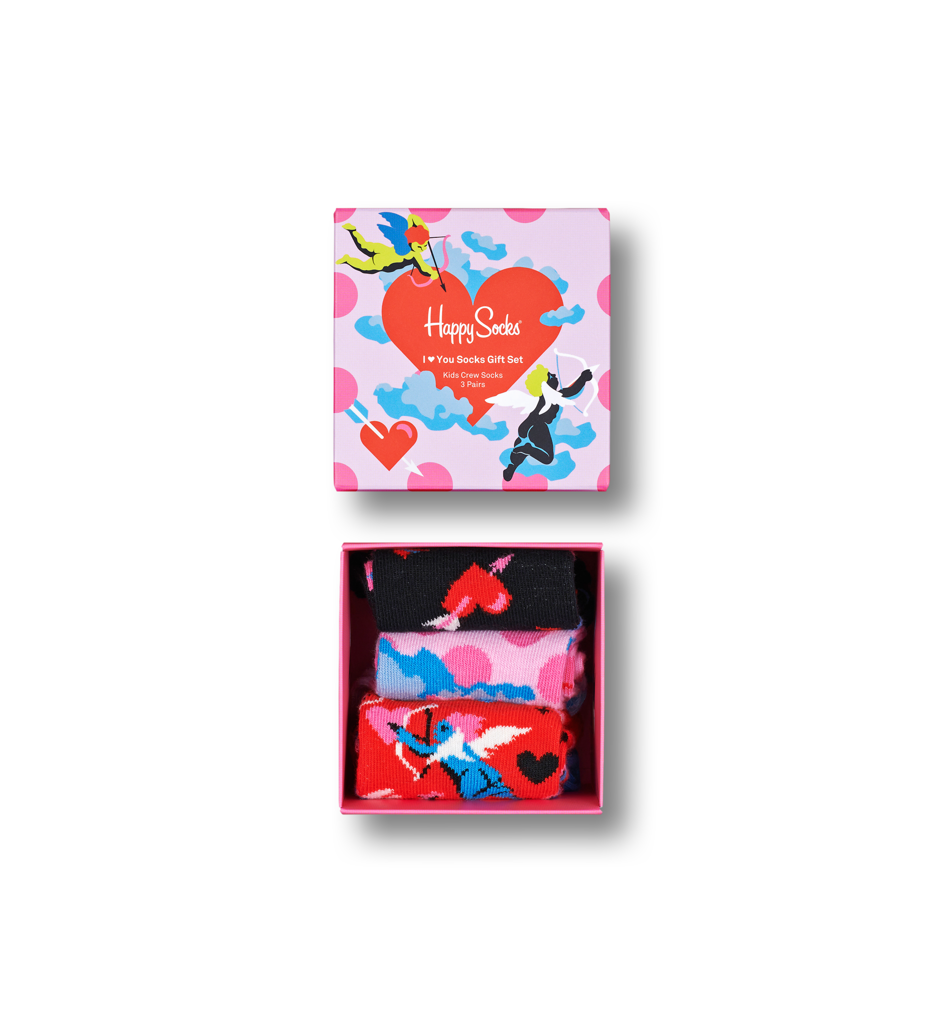 Happy Socks Kids I Love You Socks Gift Box - Kids