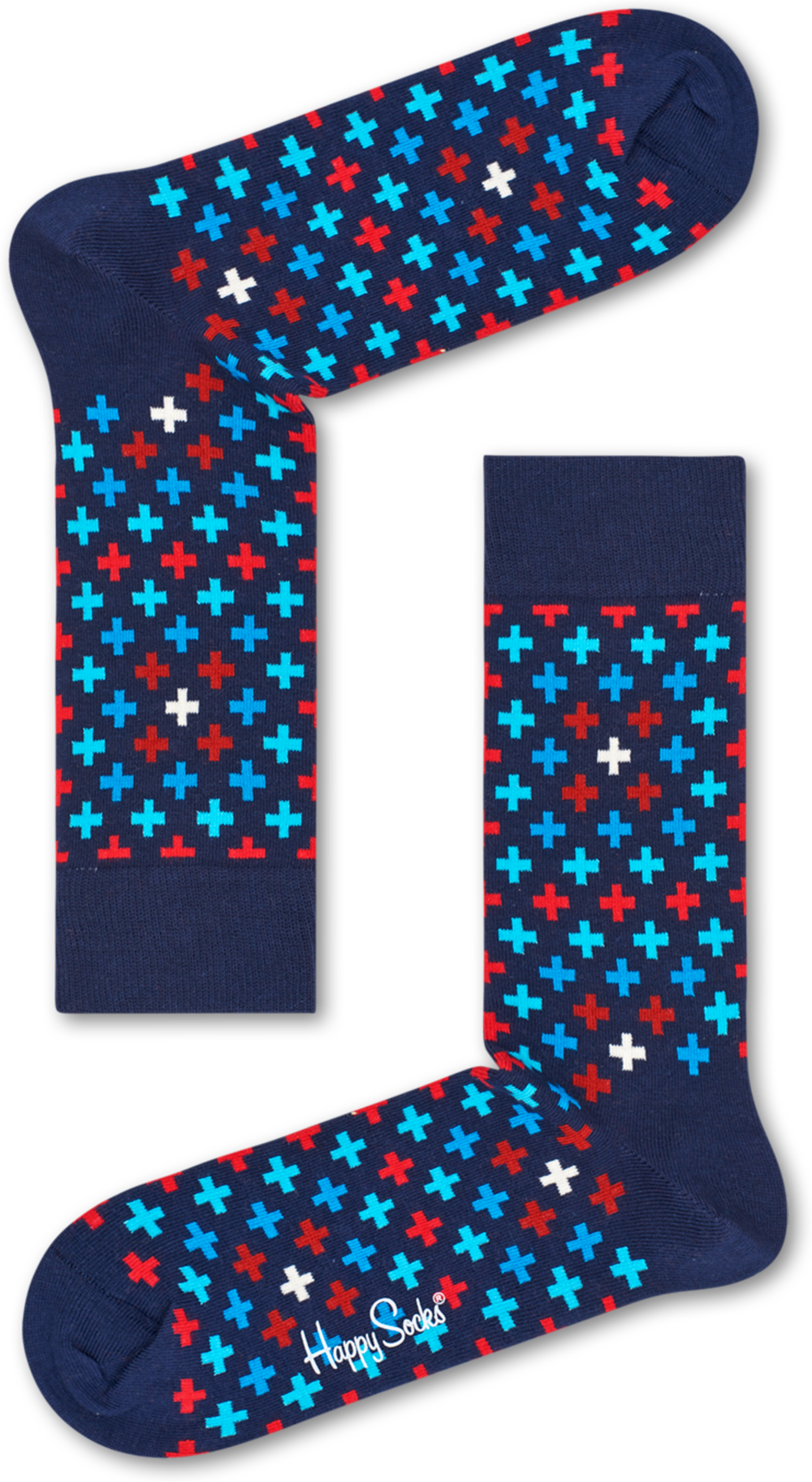 Happy Socks Plus Sock - Red,White - Unisex