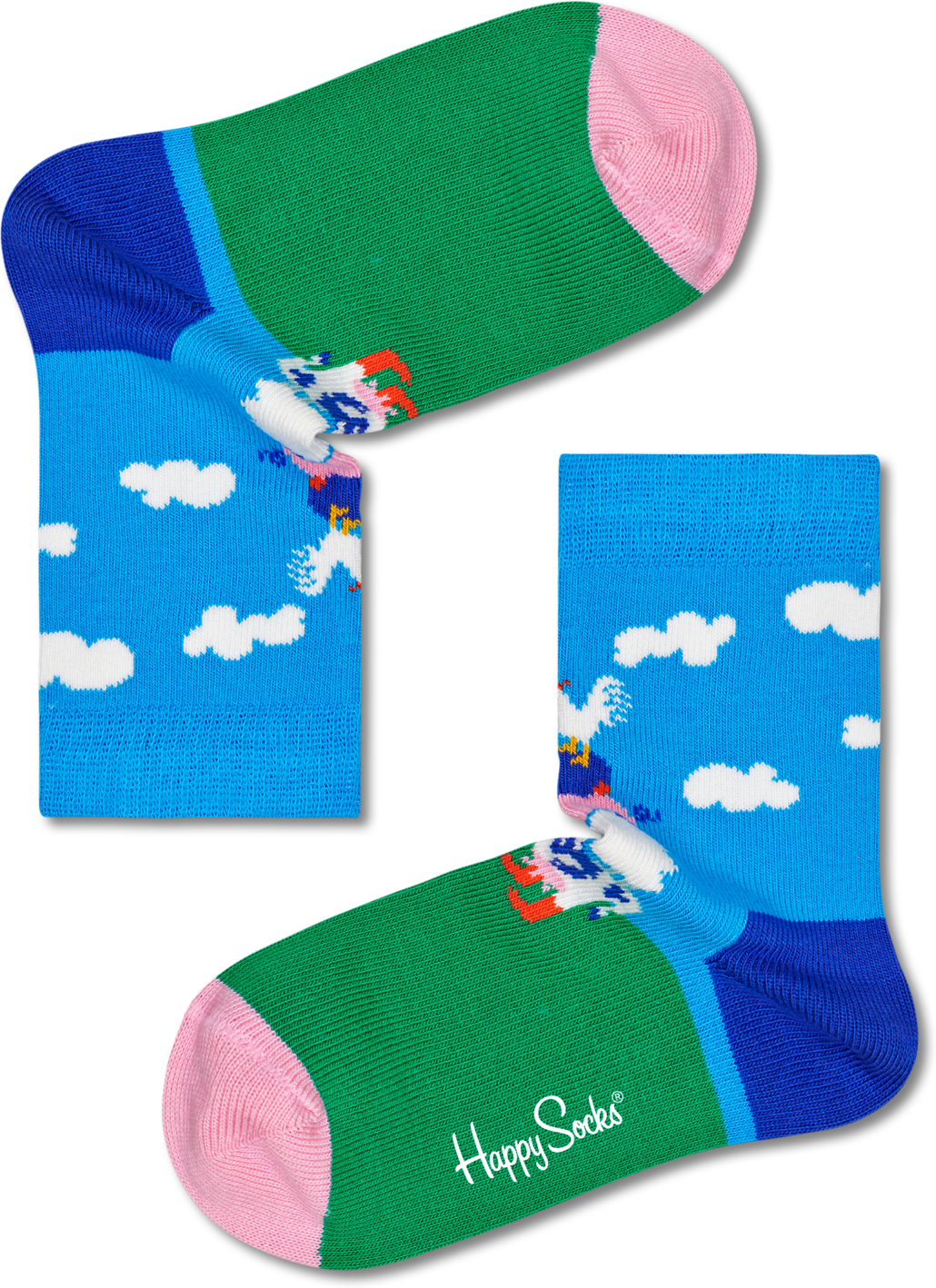 Happy Socks Kids Farmtower Sock - Blue - Kids