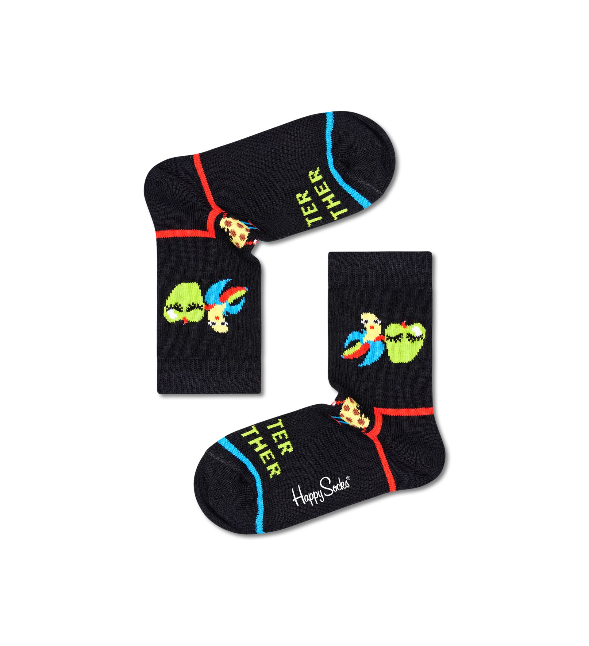 Happy Socks Kids U and Me Sock - Black - Kids