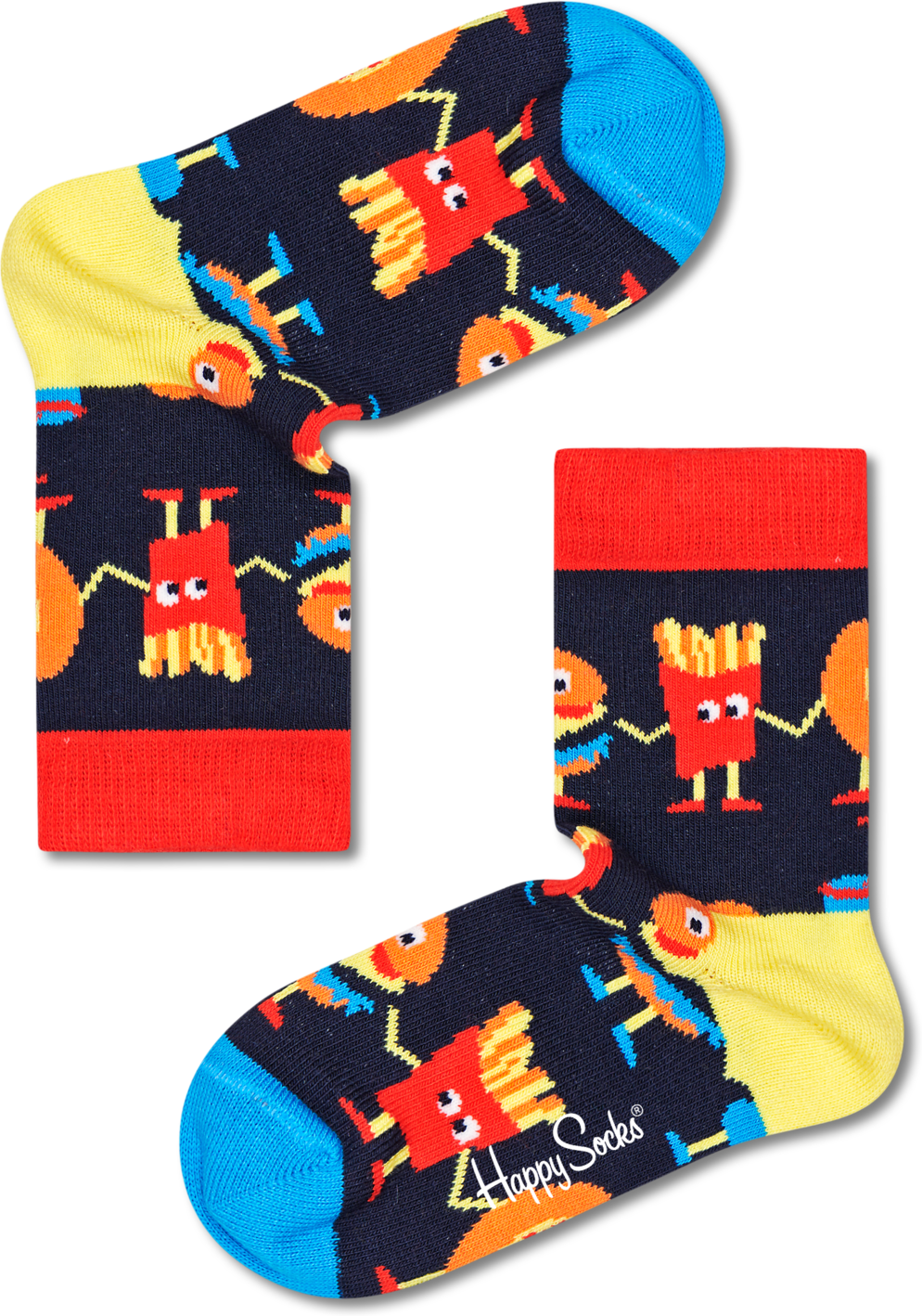 Happy Socks Kids Food Friends Sock - Blue - Kids