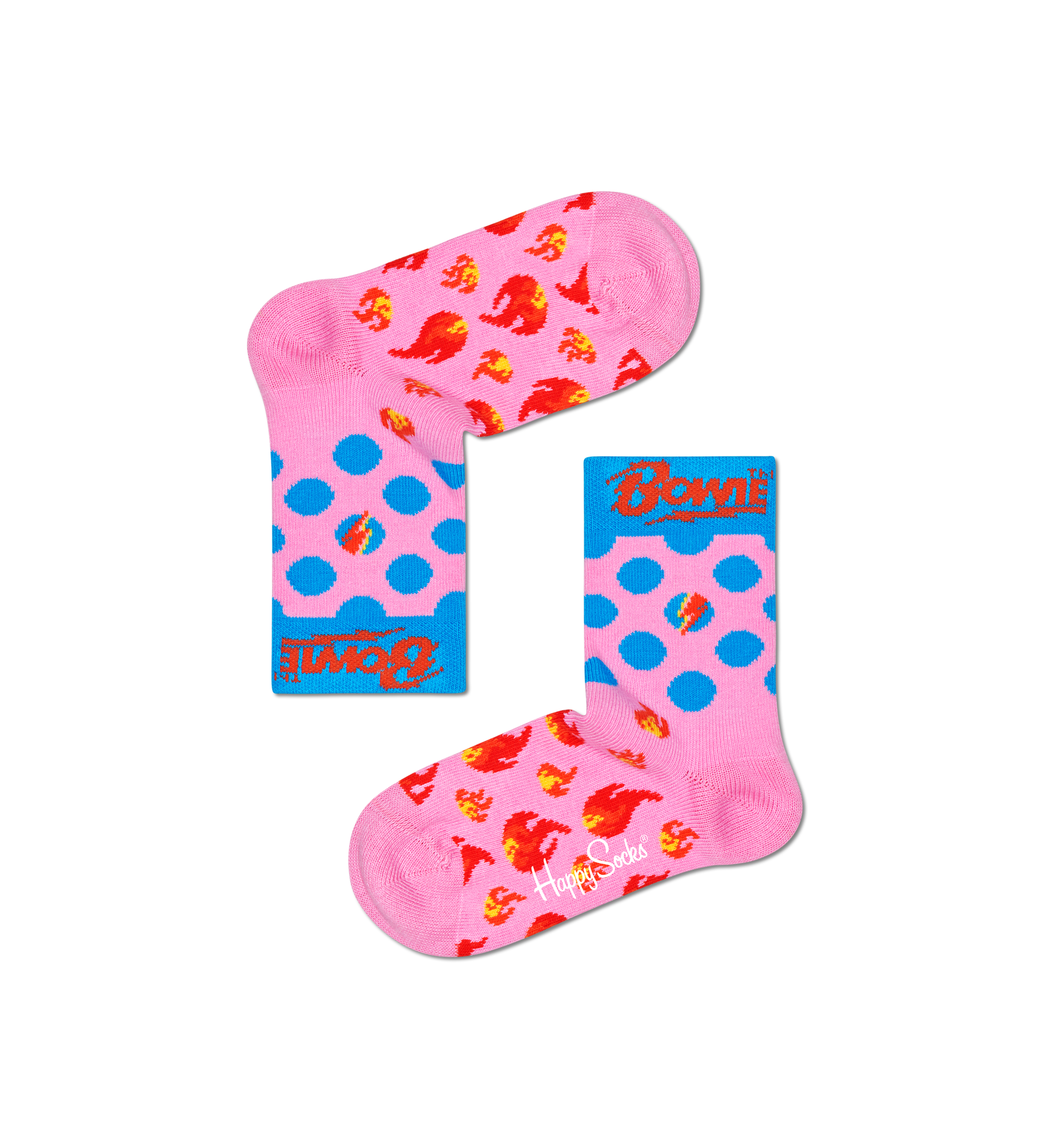 Happy Socks Aladdin Sane Kids Sock - Pink - Kids
