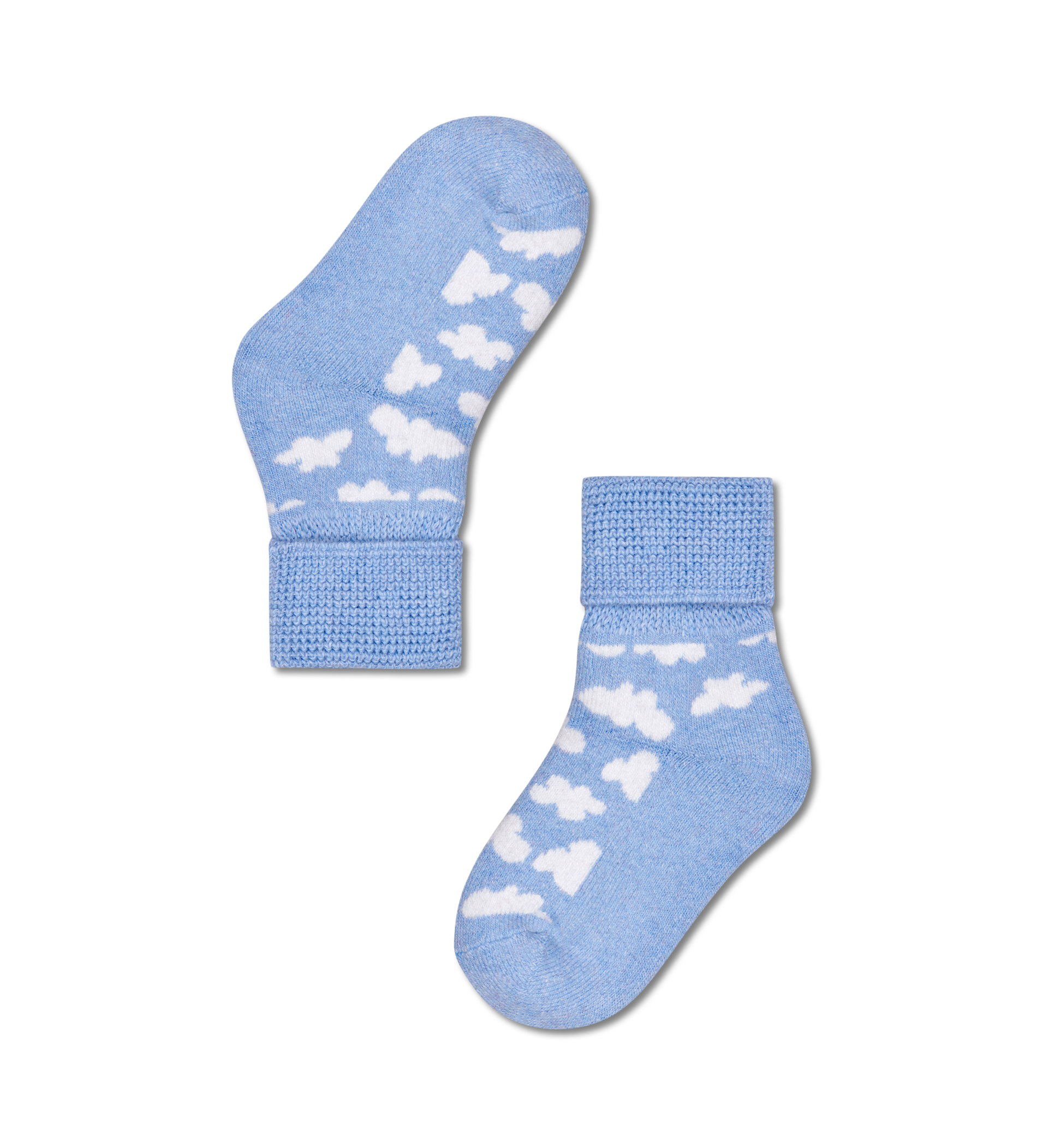 Happy Socks Kids Cloudy Cozy Sock - Blue - Kids