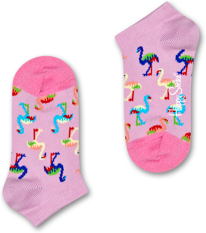 Happy Socks Kids Flamingo Low Sock - Blue,Pink - Kids