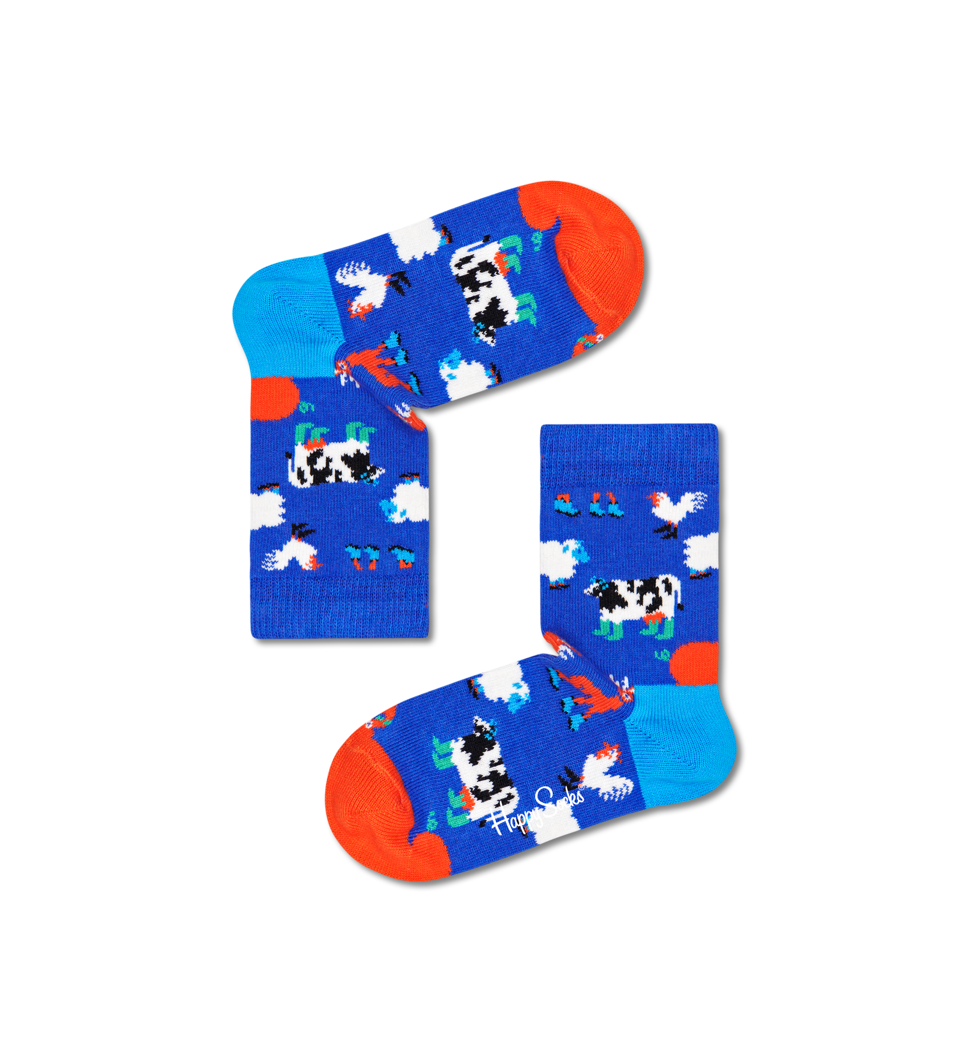 Happy Socks Kids Farmcrew Sock - Blue - Kids