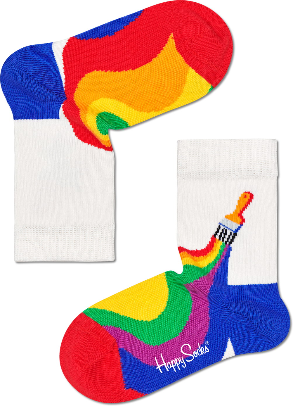 Happy Socks Kids Pride Colour Sock - Blue,Green,Red,Yellow - Kids