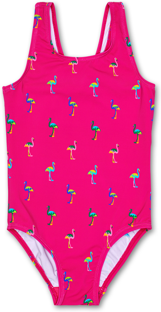 Happy Socks Kids Flamingo Swimsuit - Blue,Pink - Kids