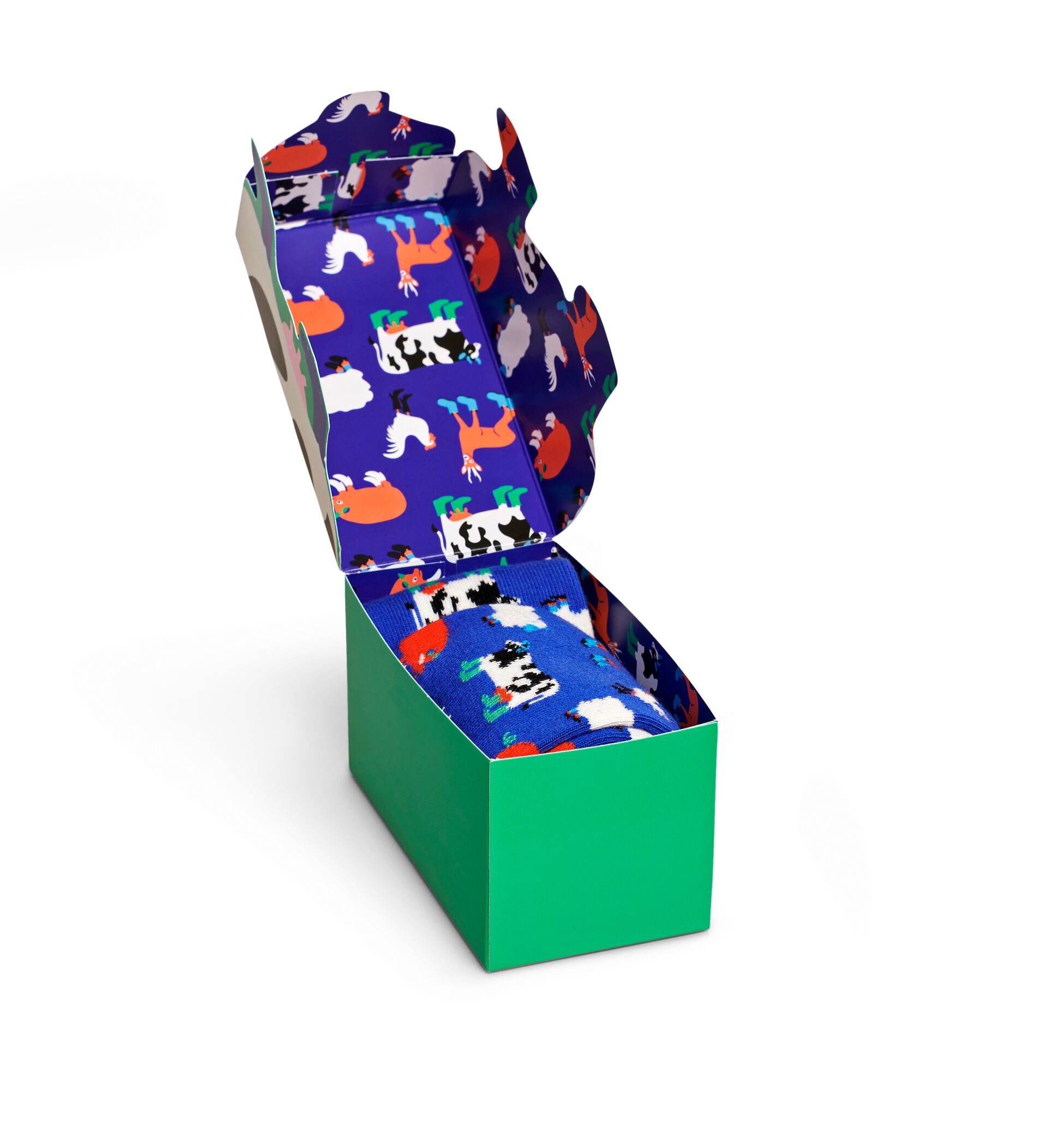 Happy Socks Mini & Me Farmcrew Gift Set - Blue - Kids