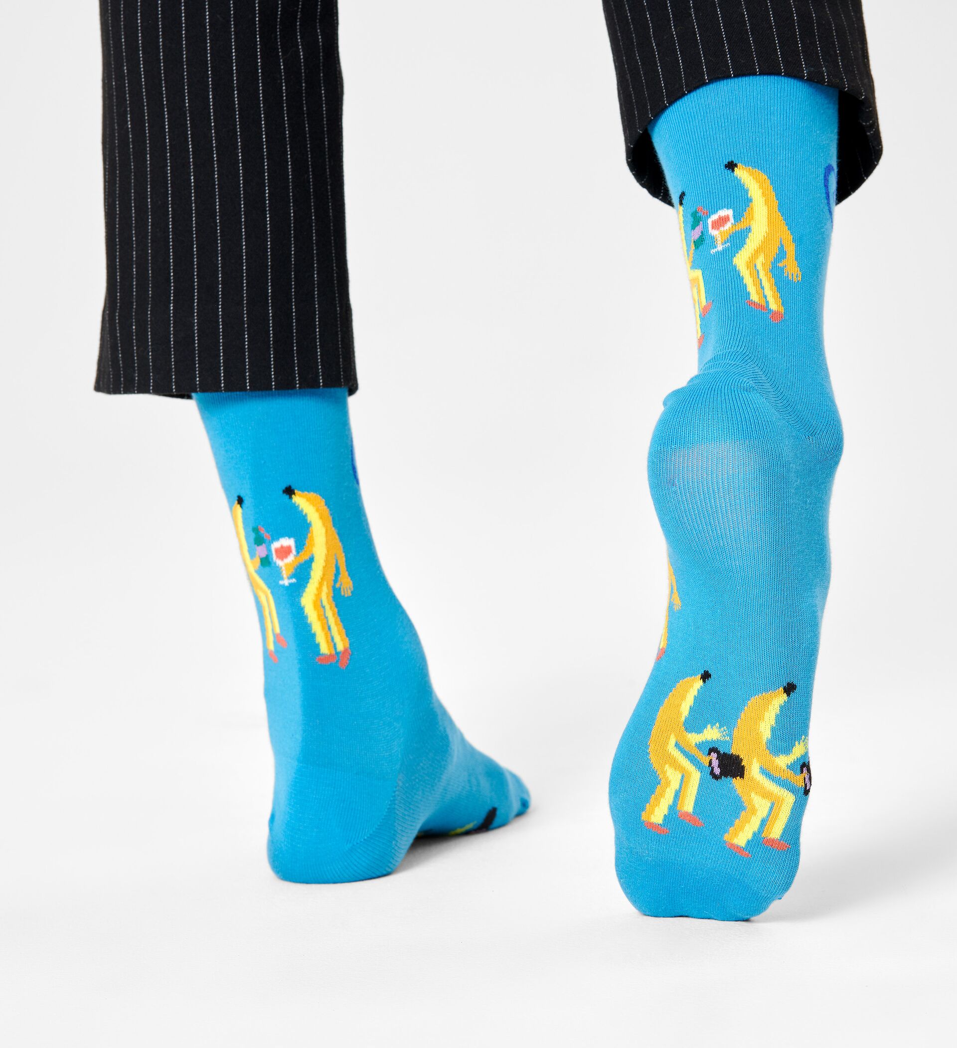 Happy Socks Going Bananas Sock - Blue - Unisex