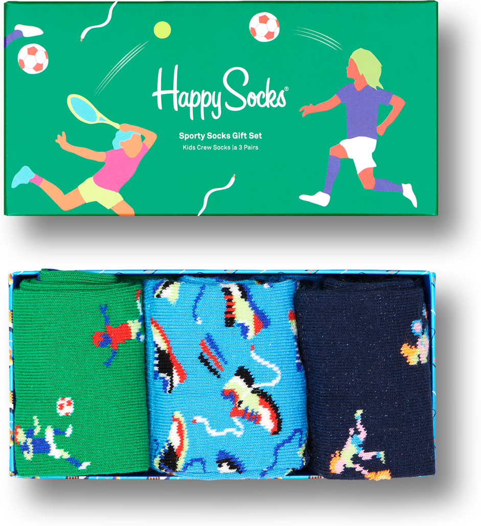 Happy Socks Kids Sport Gift Set 3-Pack - Kids