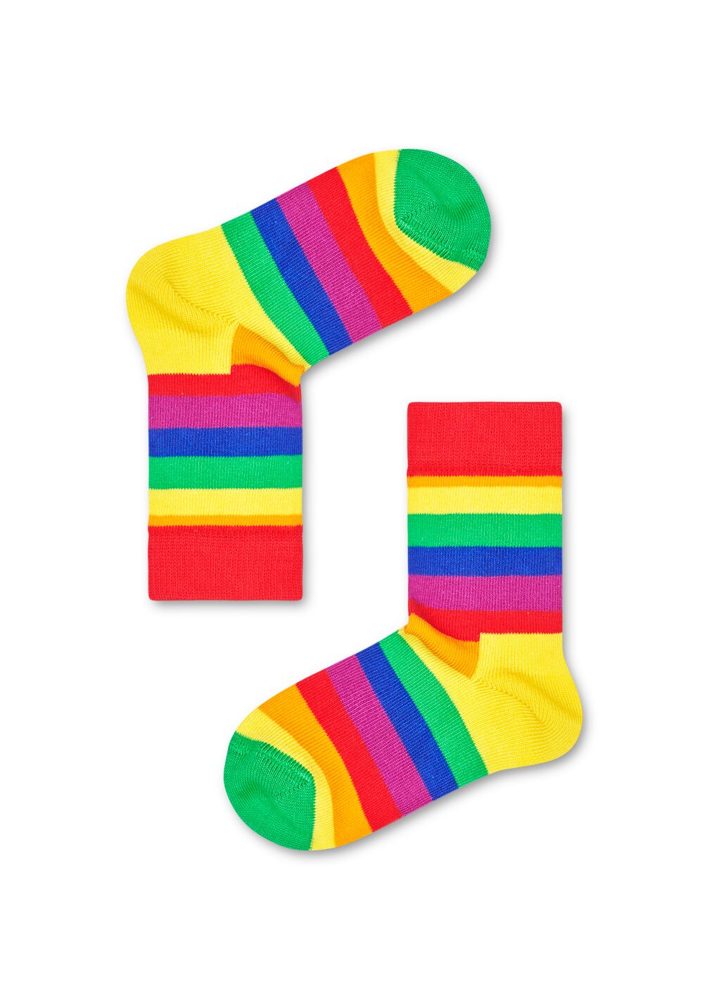 Happy Socks Kids Pride Sock - Green,Pink,Yellow - Kids
