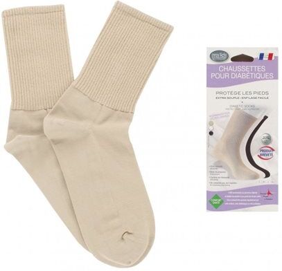 Innov Activ Chaussettes Innov'Activ Diabétiques Noires Pointure 44/46