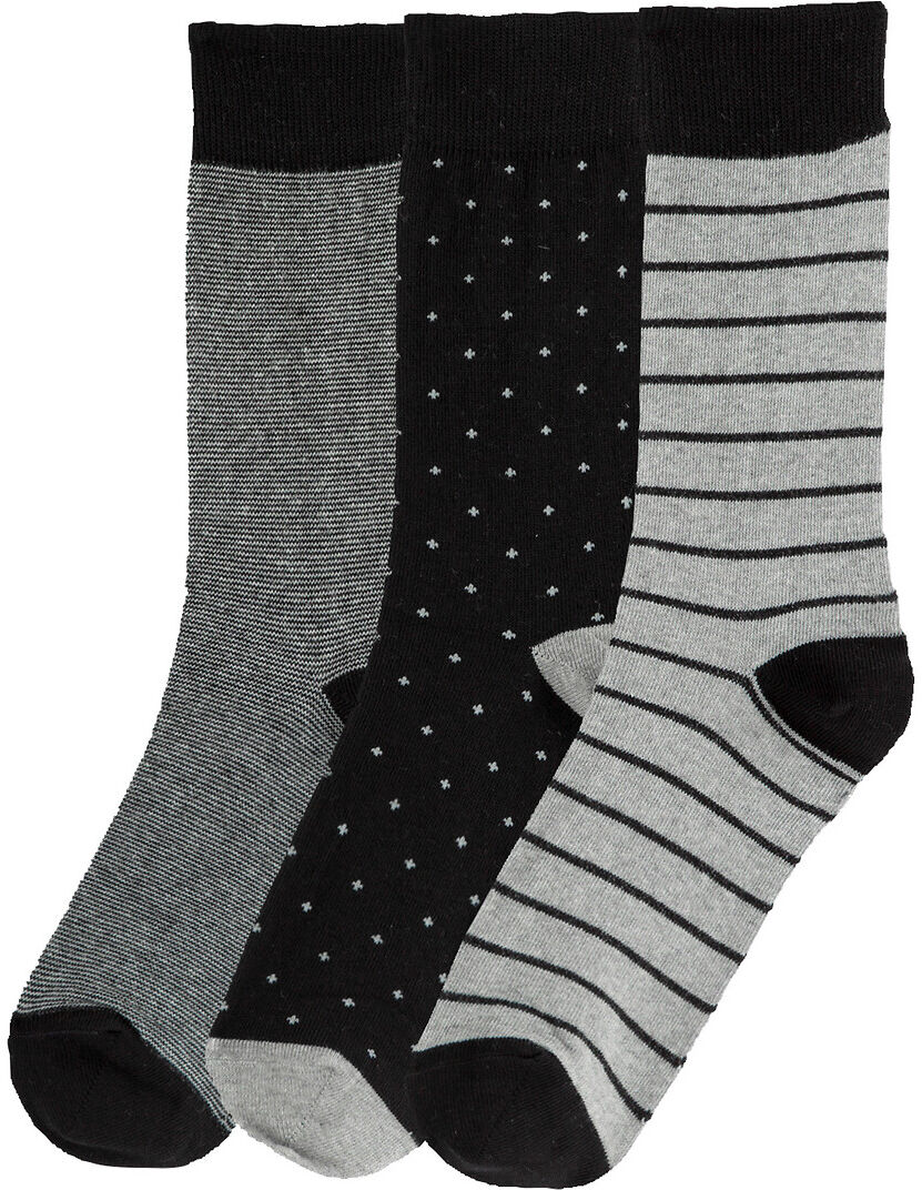 LA REDOUTE COLLECTIONS Lot de 3 paires de chaussettes fantaisie