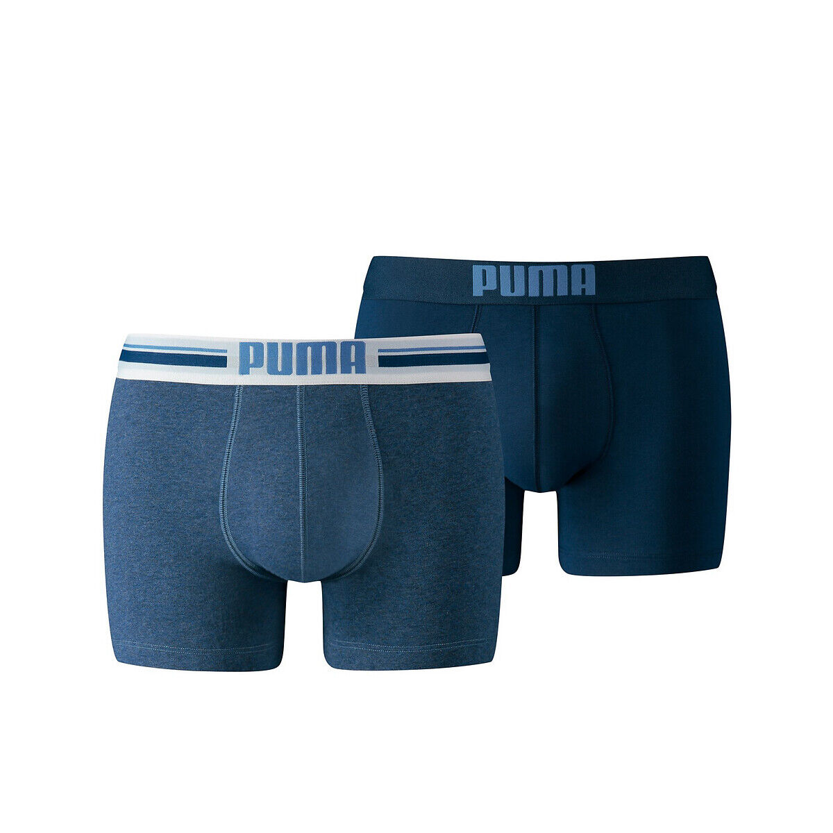 PUMA Lot de 2 boxers unis