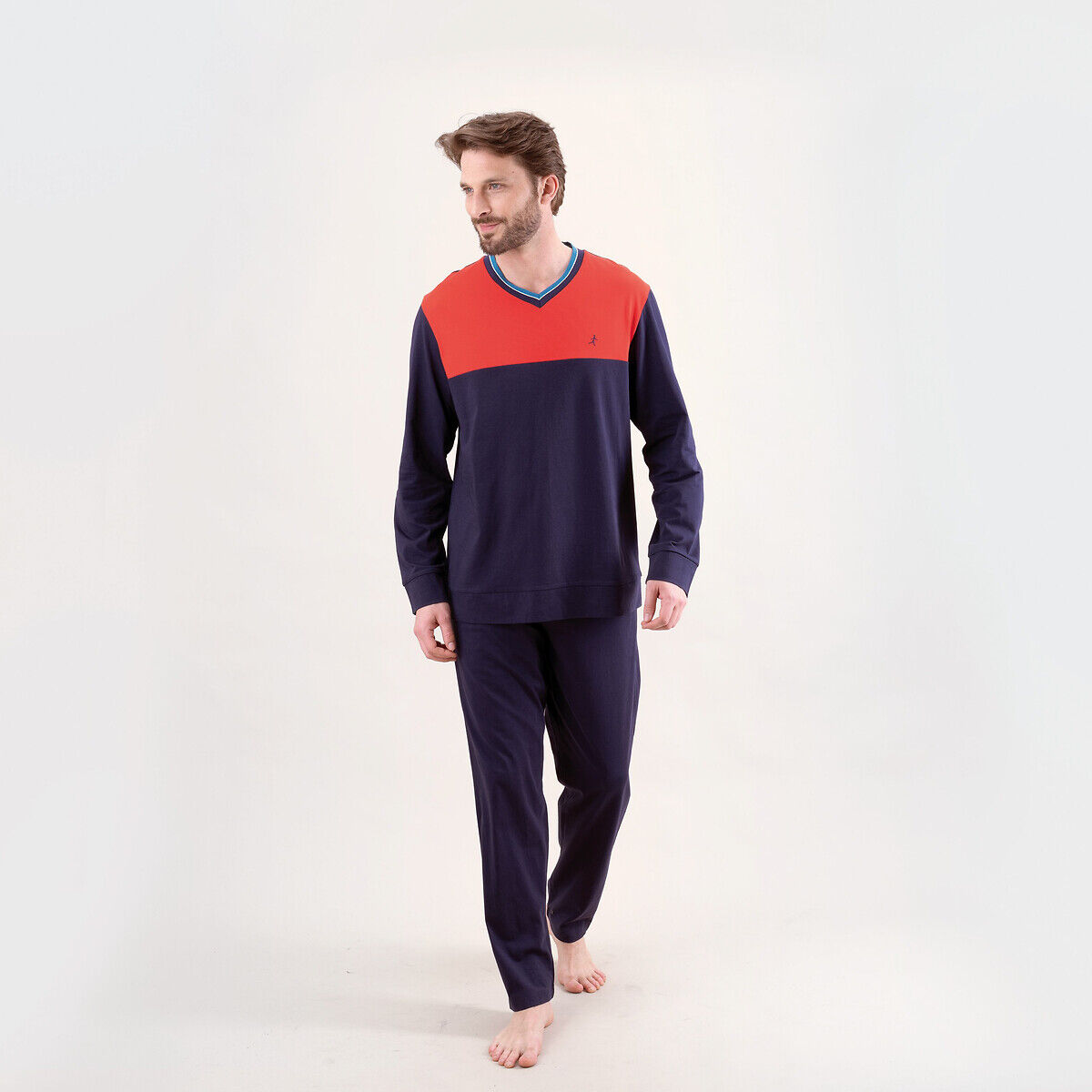 EMINENCE Pyjama haut bicolore en coton bio