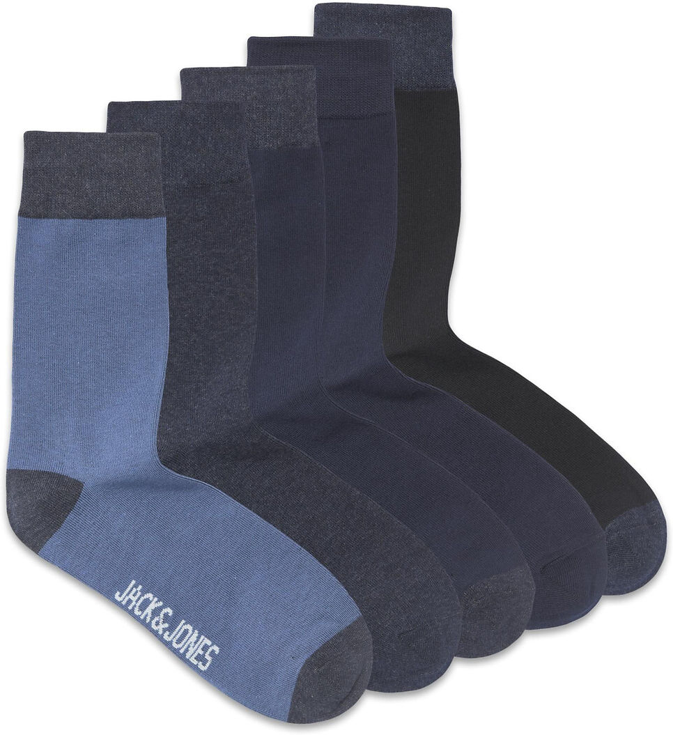 JACK & JONES Lot de 5 paires de chaussettes hautes