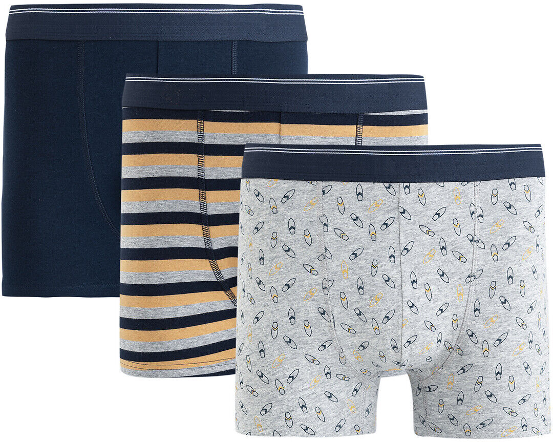 LA REDOUTE COLLECTIONS Lot de 3 boxers coton bio