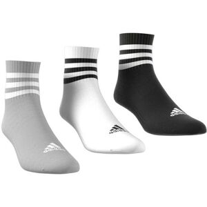 Adidas Performance Sportsocken »3STREIFEN CUSHIONED SPORTSWEAR MIDCUT SOCKEN,... Medium Grey Heather / White / Black  XXL (49/51)