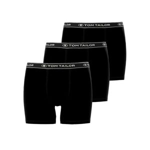 TOM TAILOR Boxershorts »Buffer«, (Packung, 3 St.) black-black-black  S
