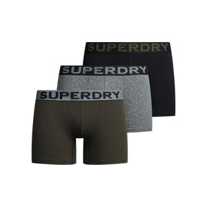 Superdry Boxershorts »BOXER TRIPLE PACK«, (Packung, 3 St.) Asphalt Grit/Winter Kahki Grit/Black  XXL
