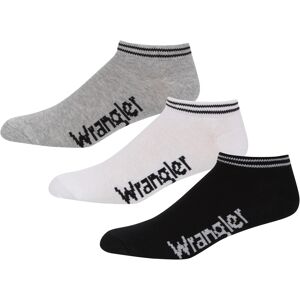 Wrangler Sneakersocken »DUFFY«, (3 Paar), mit Logoschriftzug grey-white-black  39-42