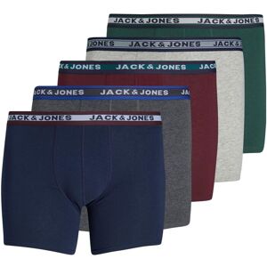 Jack & Jones PlusSize Boxershorts »JACOLIVER TRUNKS 5 PACK NOOS PLS«,... Dark Grey Melange  4XL