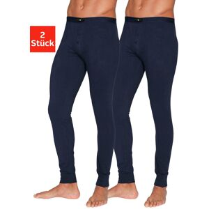 H.I.S Lange Unterhose, (Packung, 2 St.), mit Bündchen am Bein navy  L