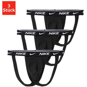 NIKE Underwear String, (3 St.), Jockstrap schwarz  L