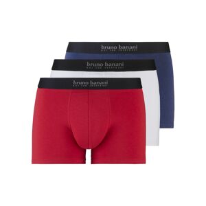 Bruno Banani Boxershorts »Short 3Pack Energy Cotton«, (Packung, 3 St.),... rot/navy/weiss  L