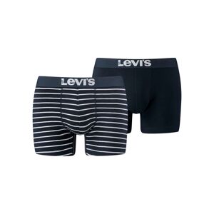 Levi's® Boxershorts, (Packung, 2 St.), LEVIS MEN VINTAGE STRIPE YD BOXER... navy  S