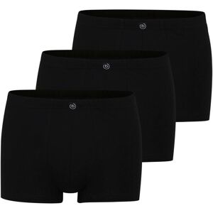 Bugatti Boxershorts »Oslo«, (3 St., 3er Pack), mit aufgenähtem Logo schwarz-dunkel-uni  8